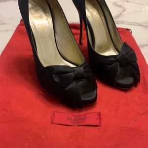 Valentino satin heels